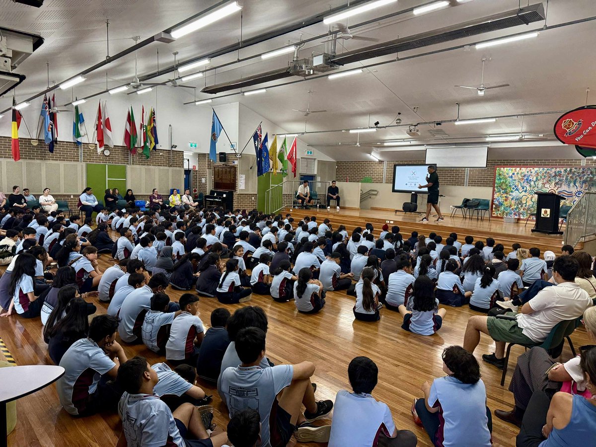 A fantastic Ambassador Day with Justin Hodges at Rosehill PS in NSW! 📷