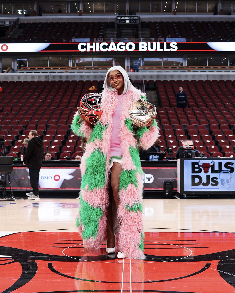 WWE Women’s Champ @Jade_Cargill is in the house 😮💨