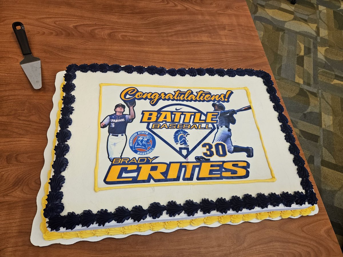 Congrats to our guy <a href="/bradycrites30/">Brady Crites</a> on signing his letter to continue his academic and baseball career at <a href="/MSUWPGrizzlyBB/">Missouri State-West Plains Grizzly Baseball</a>.