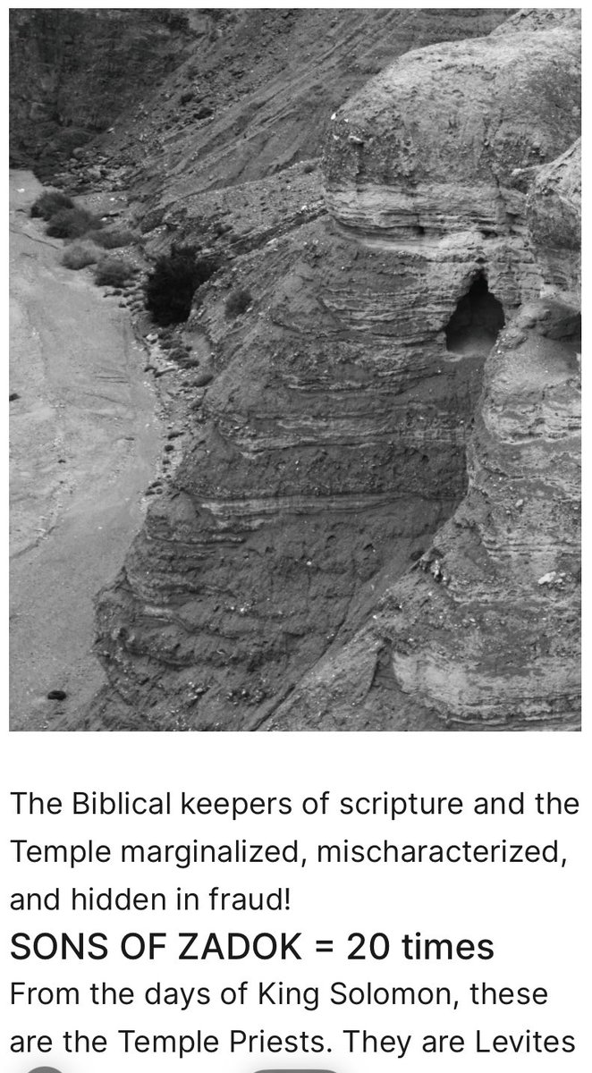 NoaWillHide's tweet photo. Who were these Exiled Temple Priests from 165 BC?
#Zadok
https://t.co/81A7K0O6Wo https://t.co/Frnp2S6pPD