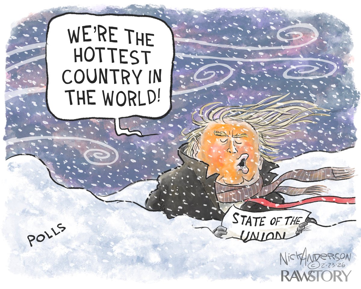 Nick_Anderson_'s tweet photo. #StateOfTheUnion  #SOTU2026 
Link in comments... https://t.co/nxn22aczBC