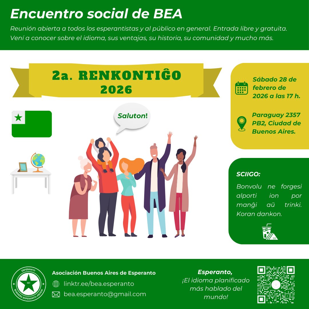 Asociación Buenos Aires de Esperanto (BEA) (@bea_esperanto) on Twitter photo 