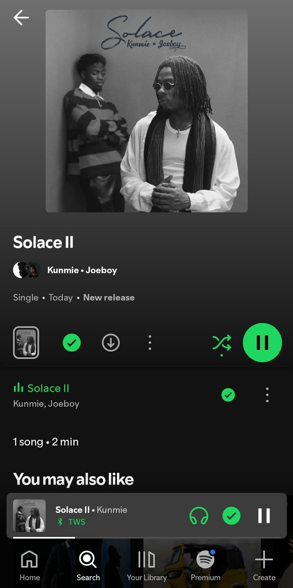 chinaza112's tweet photo. Solace II” reminds us that even in our quietest moments, love can still be the calm after the storm. It’s short, sweet, and deeply touching — the kind of song that stays on repeat not just for the sound, but for how it makes you feel. 💫
#SolaceII #Kunmie #Joeboy #NewMusic https://t.co/ld8FOwe1E8