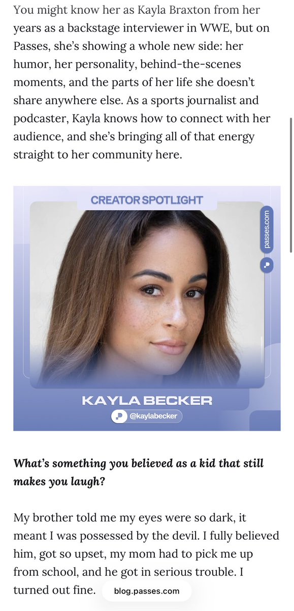 Full interview here! blog.passes.com/how-sports-jou…

And to see what I got going on over on Passes, hit the 🔗 in the bio! 😚😌