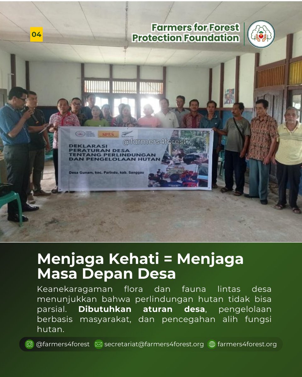 Empat desa (Gunam, Marita, Embala, dan Setawar) menyimpan kekayaan hayati penting: dari meranti, tengkawang, ulin, dan tapang hingga macan dahan, beruk, orangutan, dan kura-kura rawa. 
#LindungiHutan
#KeanekaragamanHayati
#KehatiDesa
#HutanLestari
#MacanDahan
#Beruk
#Orangutan