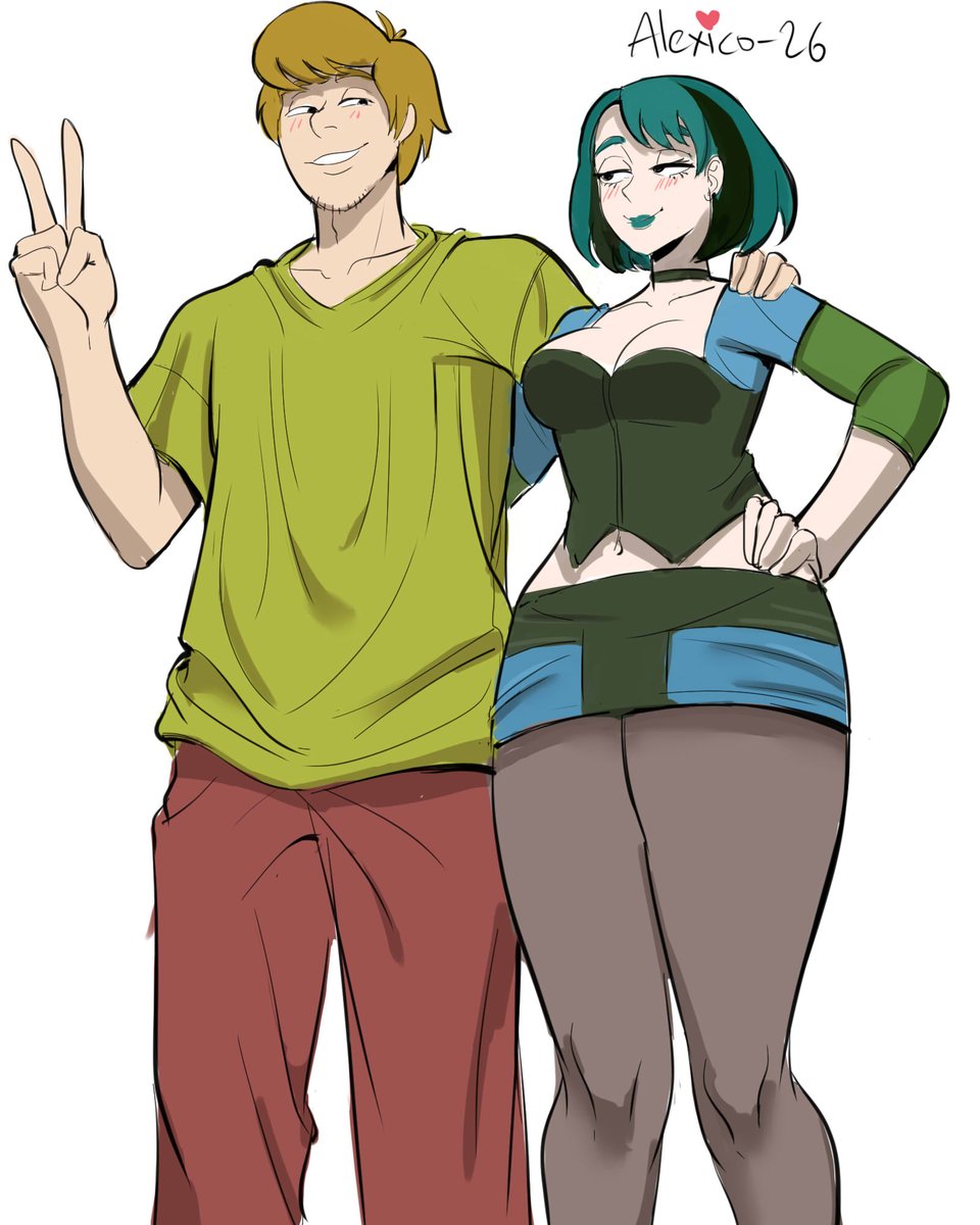 Bueno, este ship sí se me ocurrió a mí; es de esas veces en las que digo, sííí, sí, ¿por qué no?
#totaldramaisland #gwen #scoobydoo #Shaggy #CartoonNetwork