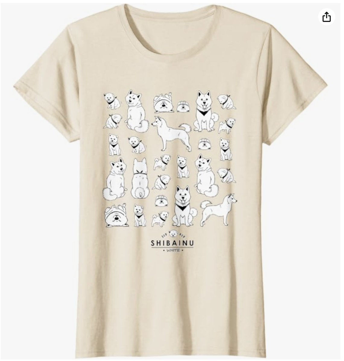 Amazonで「白柴たくさん かわいい柴犬（白インクあり） 」のTシャツをお買い上げいただきました！

最近追加されたライトベージュ、いいカラーですね☺️
ありがとうございました！

#柴犬 #白柴

amzn.to/4aJJAXn