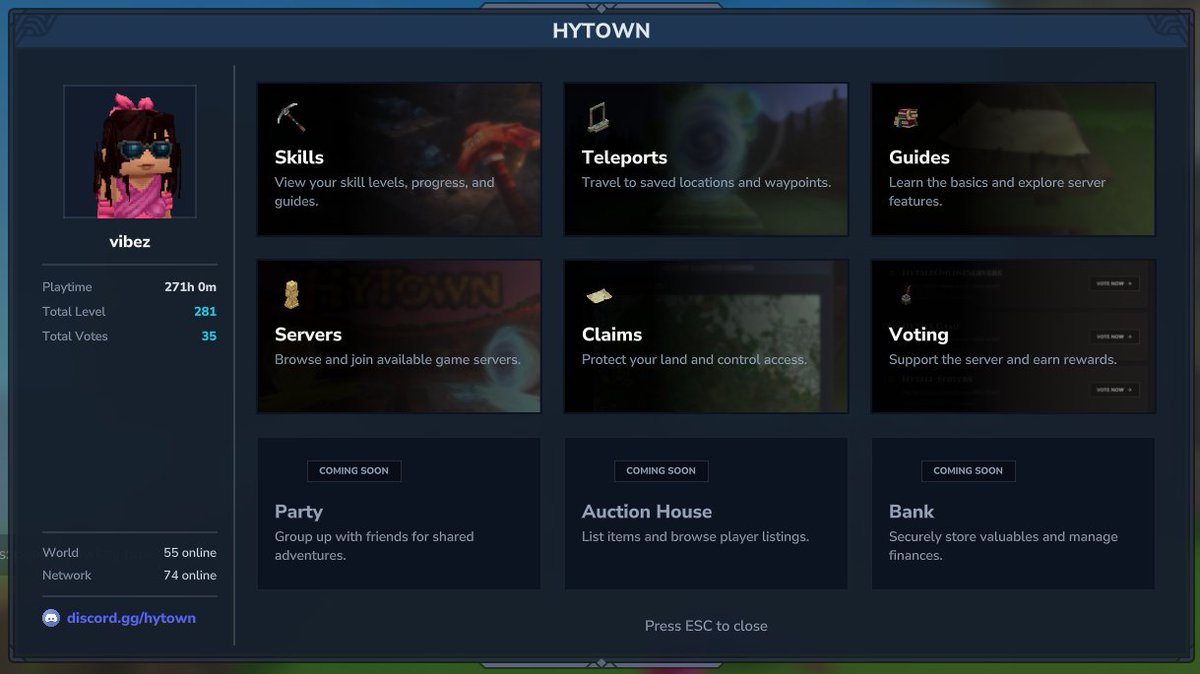 Hytown - Hytale MMO tweet media