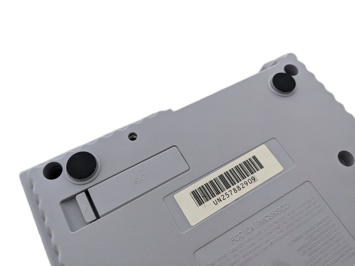 Snes Console Rear View Now available, rear rubber feet for the Super Nintendo. These are a ...