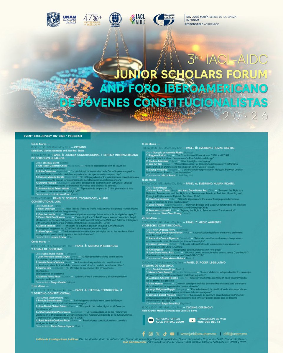 Instituto Iberoamericano de Derecho Constitucional tweet media