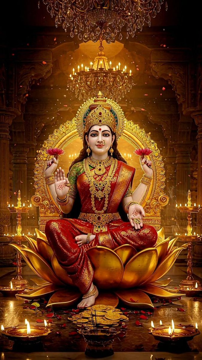 माता लक्ष्मी की कृपा से जीवन में कभी कमी नहीं रहती‚ जहाँ भक्ति होती है वहाँ समृद्धि स्वयं आती है।

जय माता लक्ष्मी 🙏