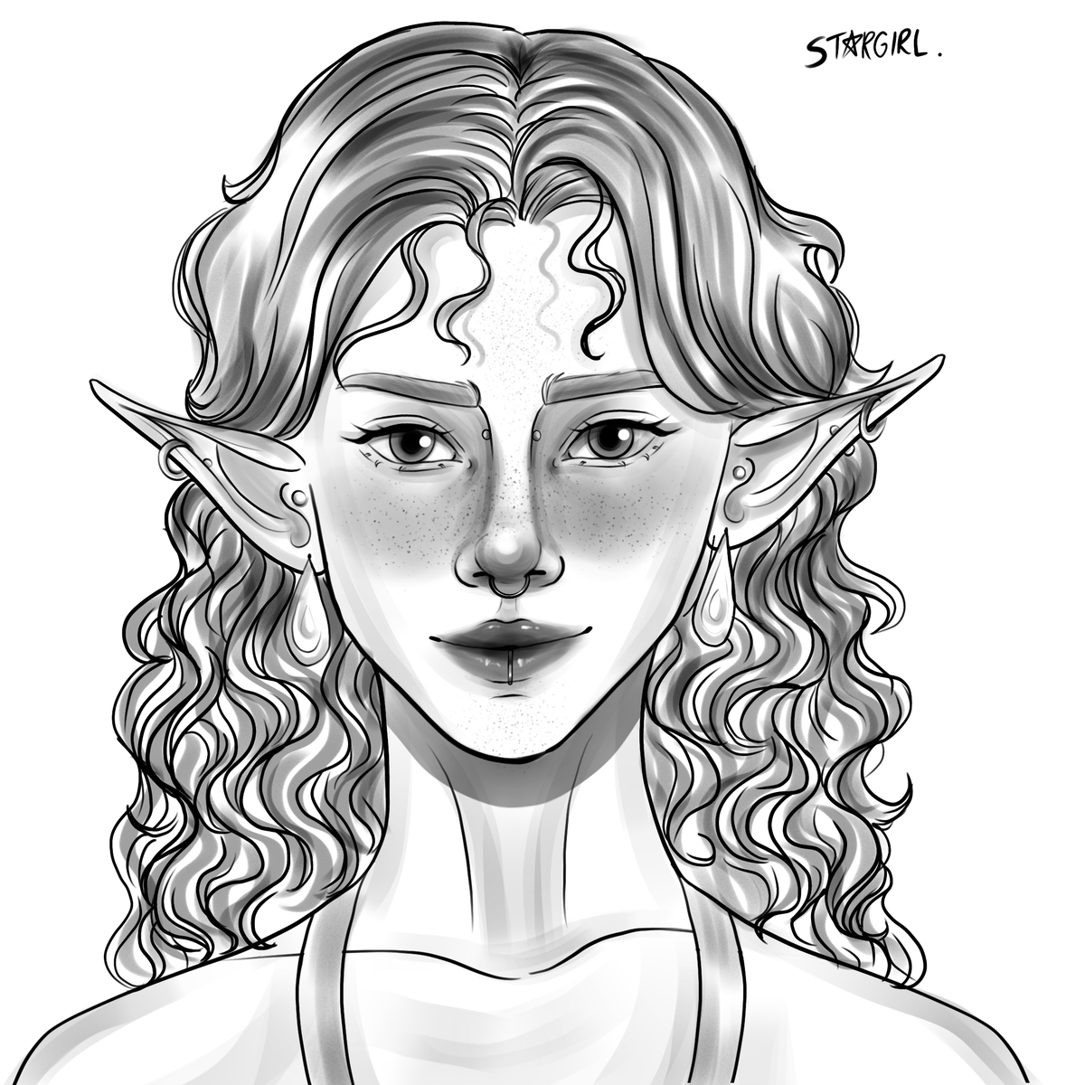 artsbyemy's tweet photo. hey guys! now i'm taking b&amp;w commissions! 
for a fair price, you can get a beautiful portrait of your character <3 
(only $20)!!!!
you can order here: https://t.co/c9dFISa9Yp https://t.co/ngtSe1oCTD