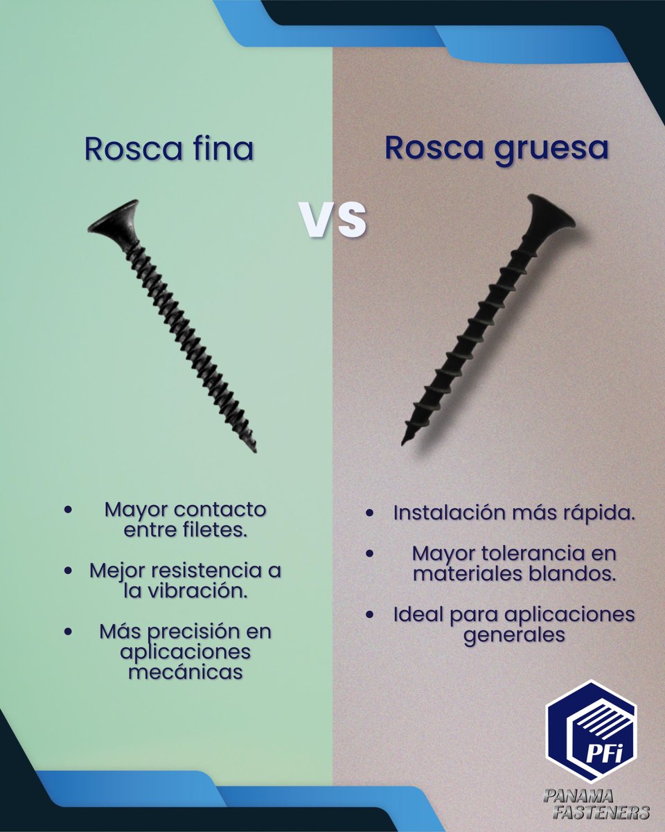 panamafasteners's tweet photo. Elegir la correcta puede marcar la diferencia entre una unión estable…o una que se afloja con el tiempo.

🔩Panama Fasteners
Precisión que sostiene proyectos. https://t.co/k8bARyjttR