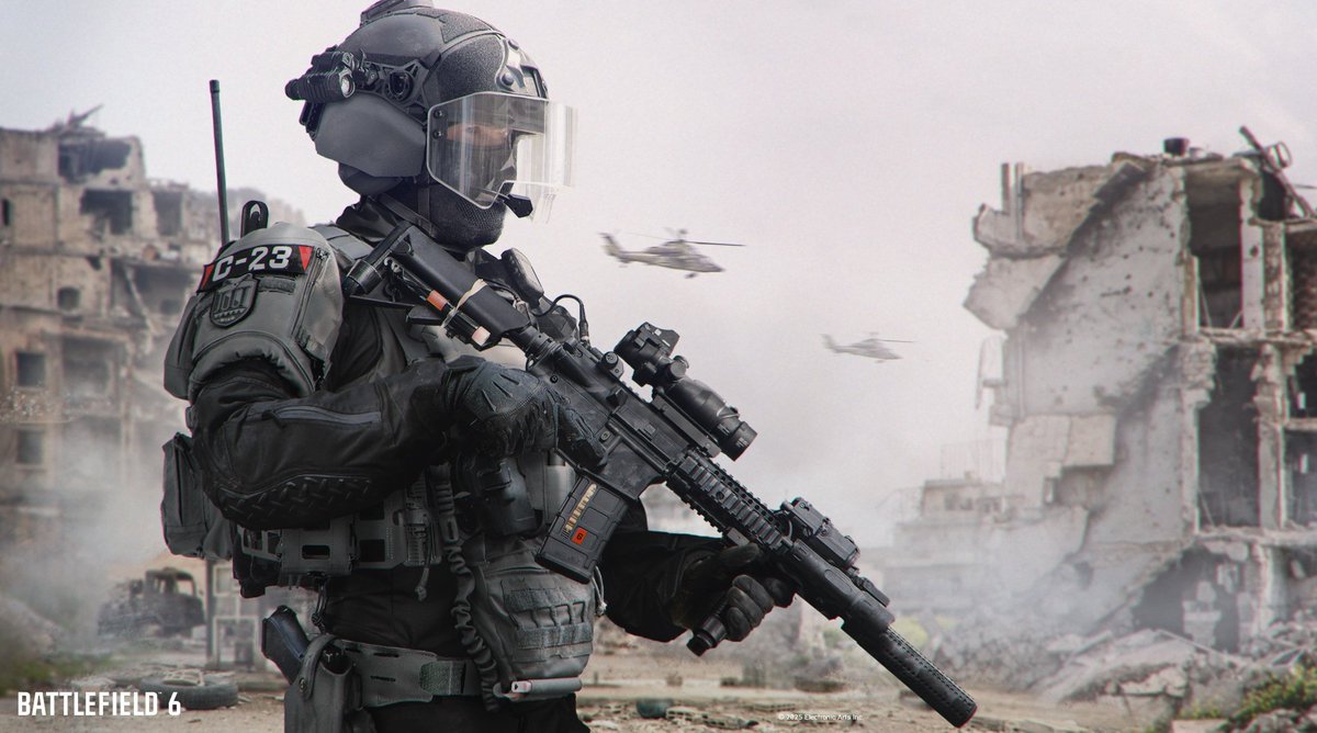 Remnantize's tweet photo. Concept art of Pax Armata PMC from the game Battlefield 6 (2025) https://t.co/Nrv8EkH6yU