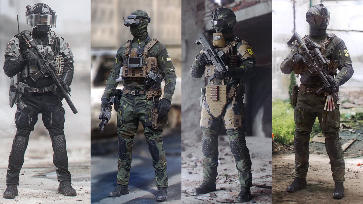 Remnantize's tweet photo. Concept art of Pax Armata PMC from the game Battlefield 6 (2025) https://t.co/Nrv8EkH6yU
