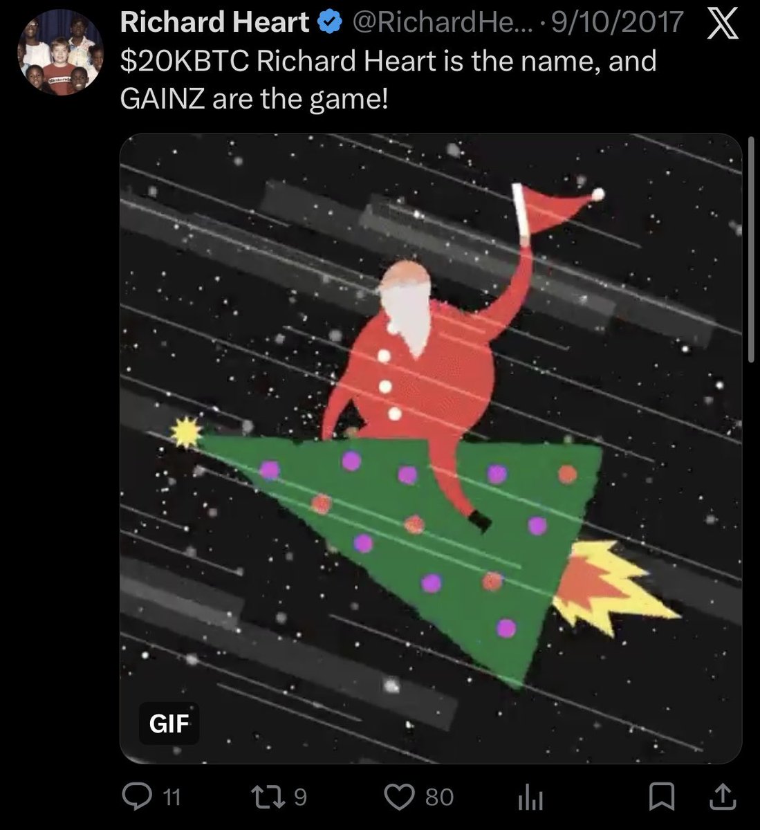 And he made some extra posts showing how confident he was about 20k just as the parabola was starting 👀