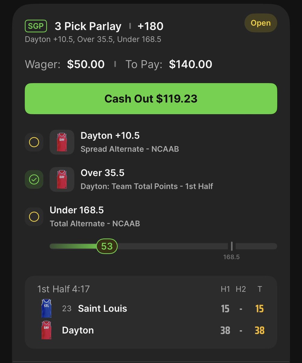 CapitalLaw35's tweet image. Feeling pretty good about things so far. #GoFlyers #UD #BeatSLU