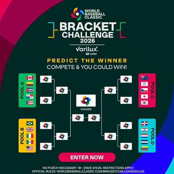 The 2026 World Baseball Classic Bracket Challenge is LIVE

mlb.com/moments/experi…