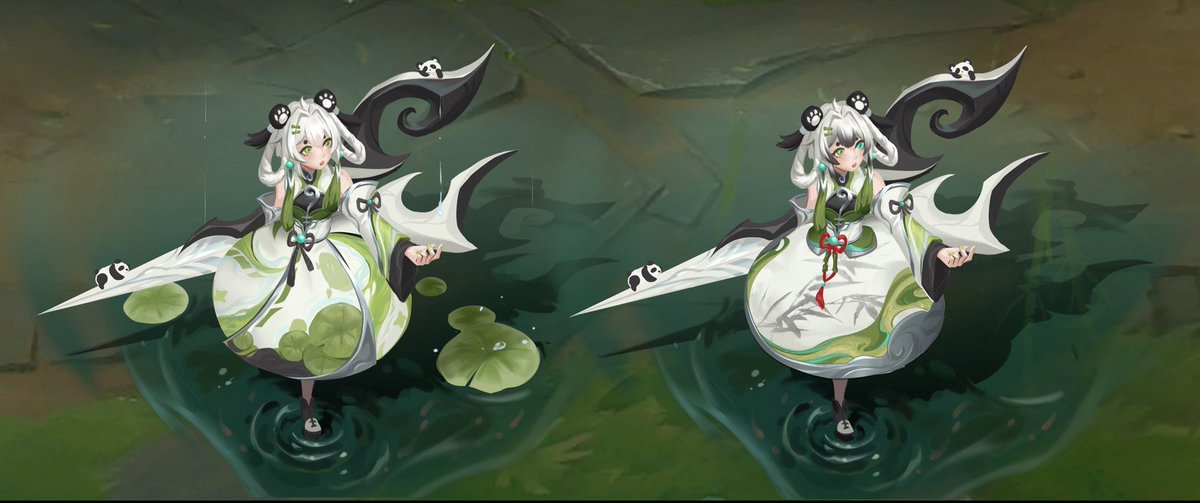 luxnoira's tweet photo. thinking about the panda pal gwen concept that didnt make it to league https://t.co/3XzLHppmsw