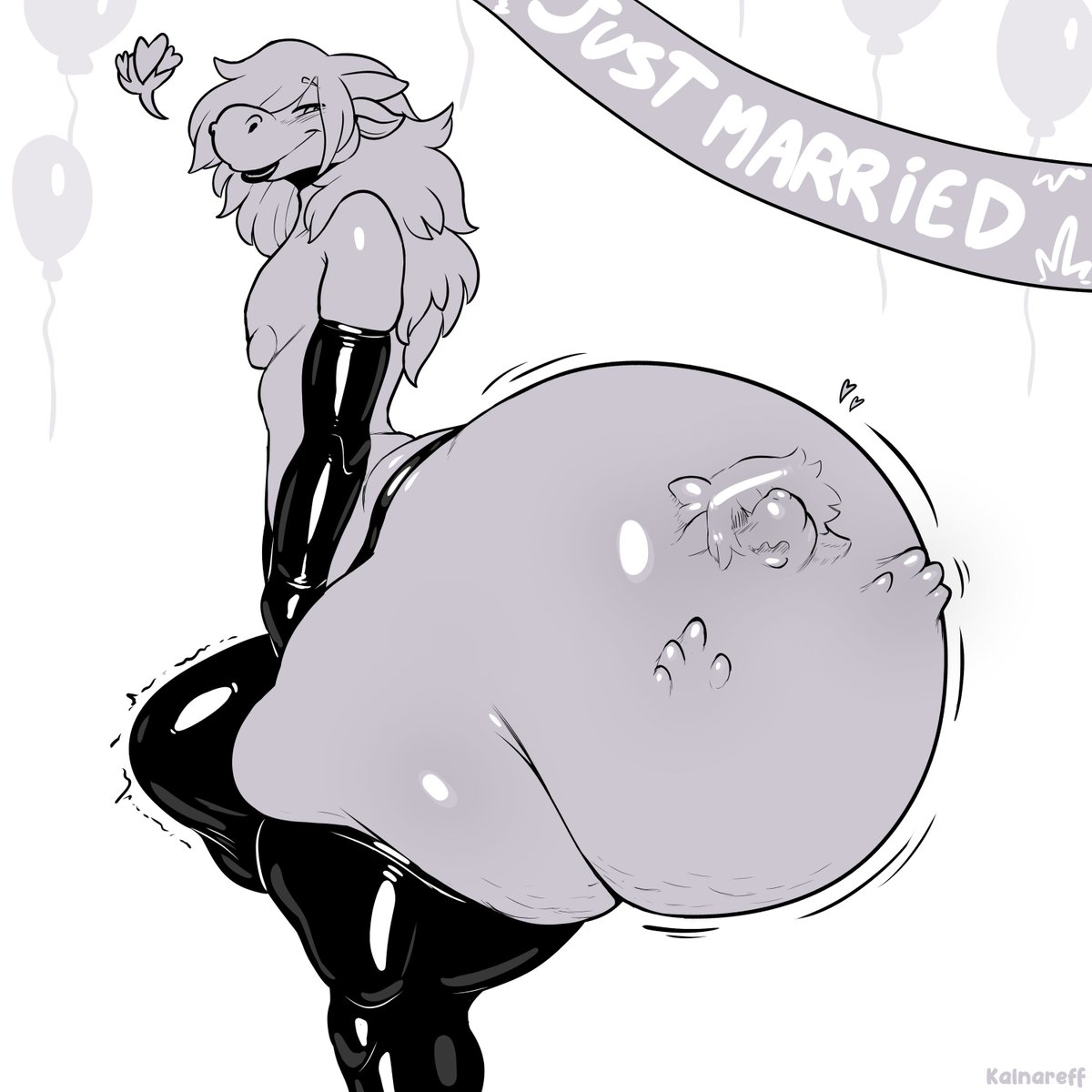 Married a <a href="/The_Goo_Deer/">BluBold~</a>  to my butt