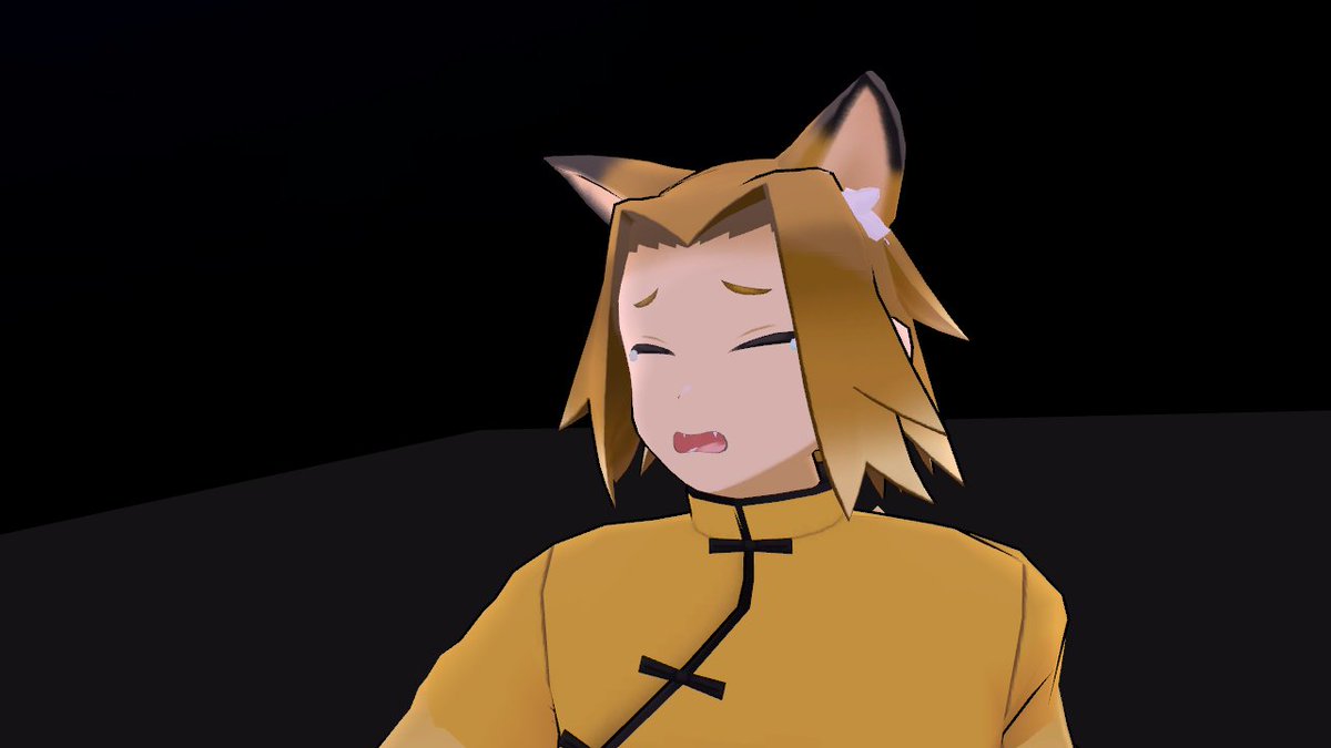 耳へちょへちょにされて泣いてるフーリ君