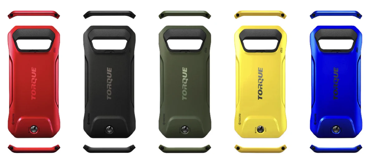 スマートフォン・携帯電話 TORQUE G07 正面カバー+背面カバー オリーブ