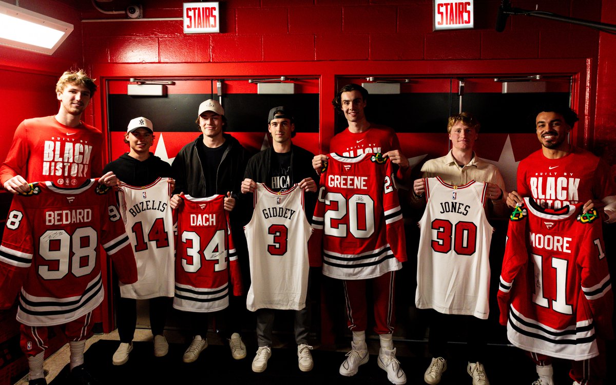 Much love @NHLBlackhawks for pulling up 🫡