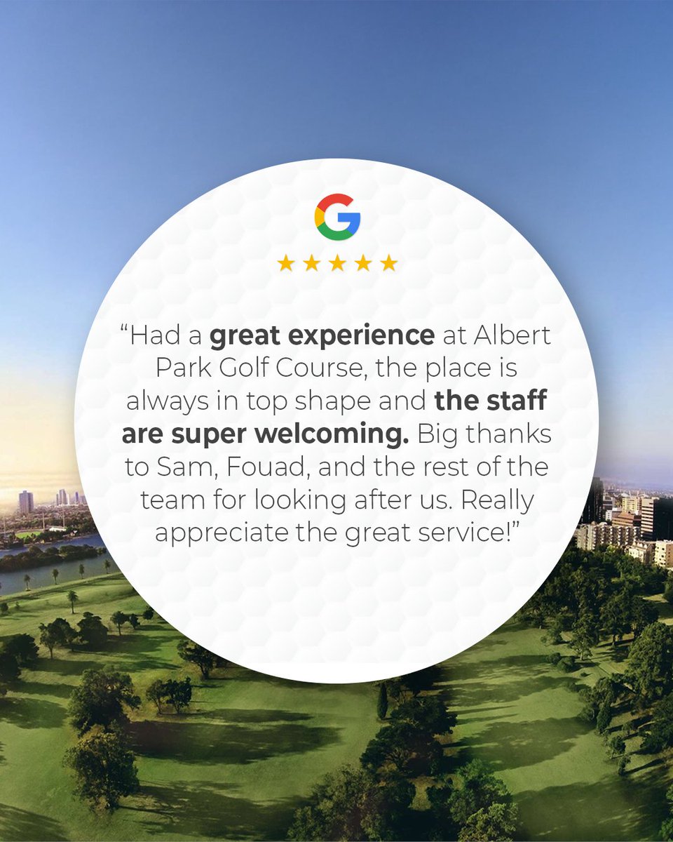 AlbertParkGolfCourse tweet media