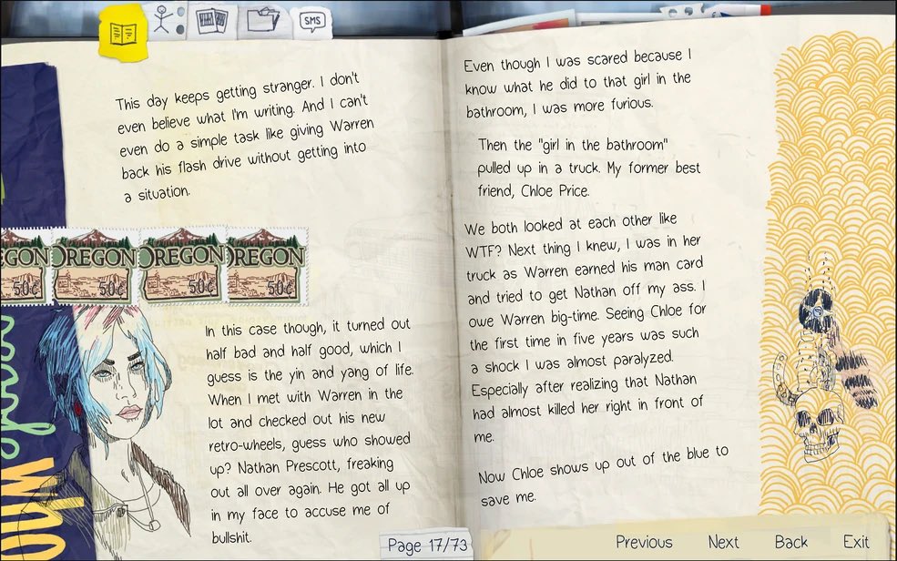 maxdeers's tweet photo. her diary now looks so flat and soulless compared to the firts one https://t.co/b2fGZXNFT6