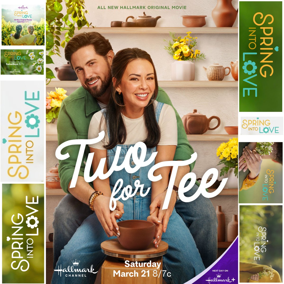 Official movie poster for Two For Tee starring Janel Parrish and Chris McNally! Premiering Saturday March 21st on Hallmark Channel as the first Spring Into Love movie 🌷🌻🌸🌼 <a href="/JanelParrish/">Janel Parrish</a> #SpringIntoLove

I am obsessed with this poster🤩

📸 Hallmark Media