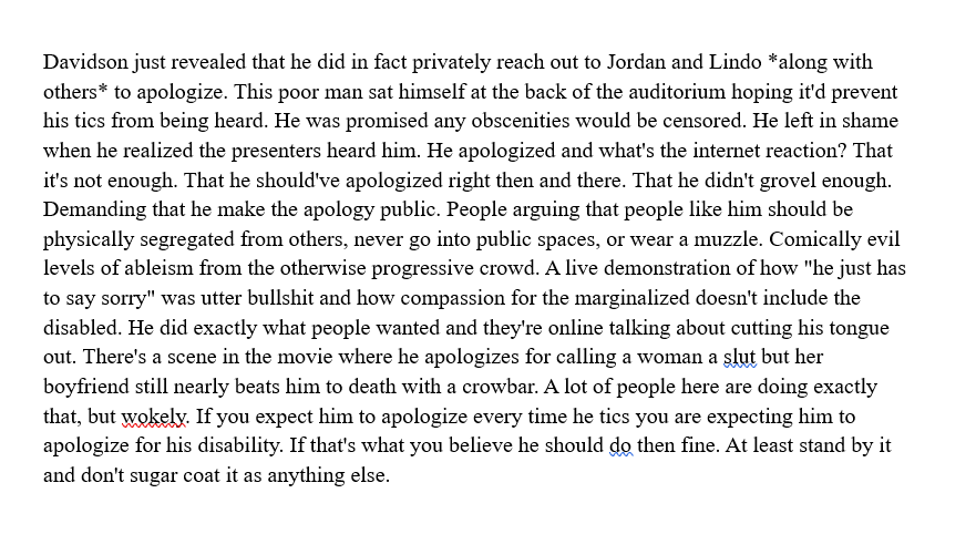 SongbirdN7's tweet image. Sorry for more Tourette's discourse but I'm upset