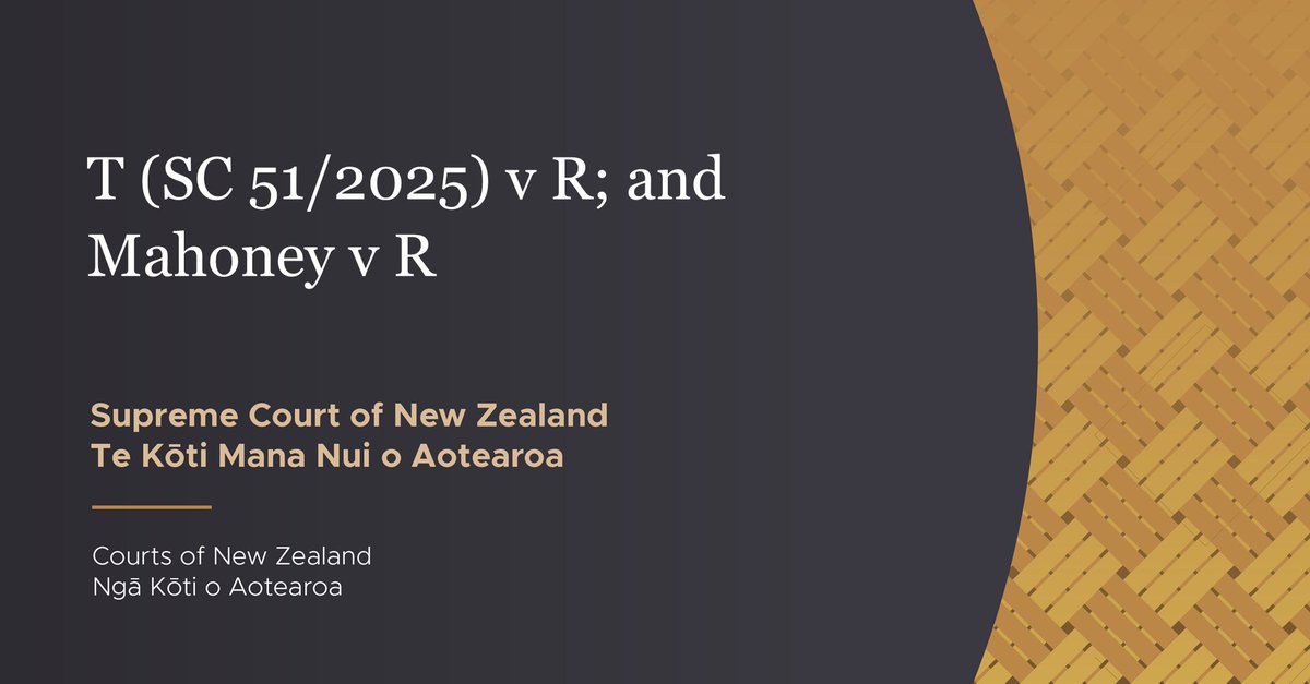 Courts of New Zealand tweet media