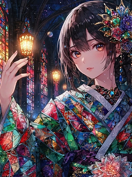 This week's challenge theme❤️ #ステンドグラス