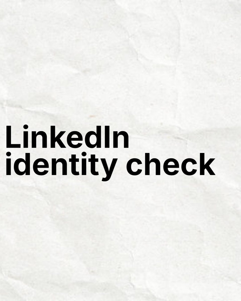 marc_david's tweet photo. You scanned your passport for a LinkedIn checkmark.

Here's where your data went:

A US company called Persona collected your face, passport, and biometrics. Shared it with 17 companies, including OpenAI and Anthropic.

Liability if it leaks? $50.

#ByteSizedSecurity #InfoSec https://t.co/Kj7QZDRRQH