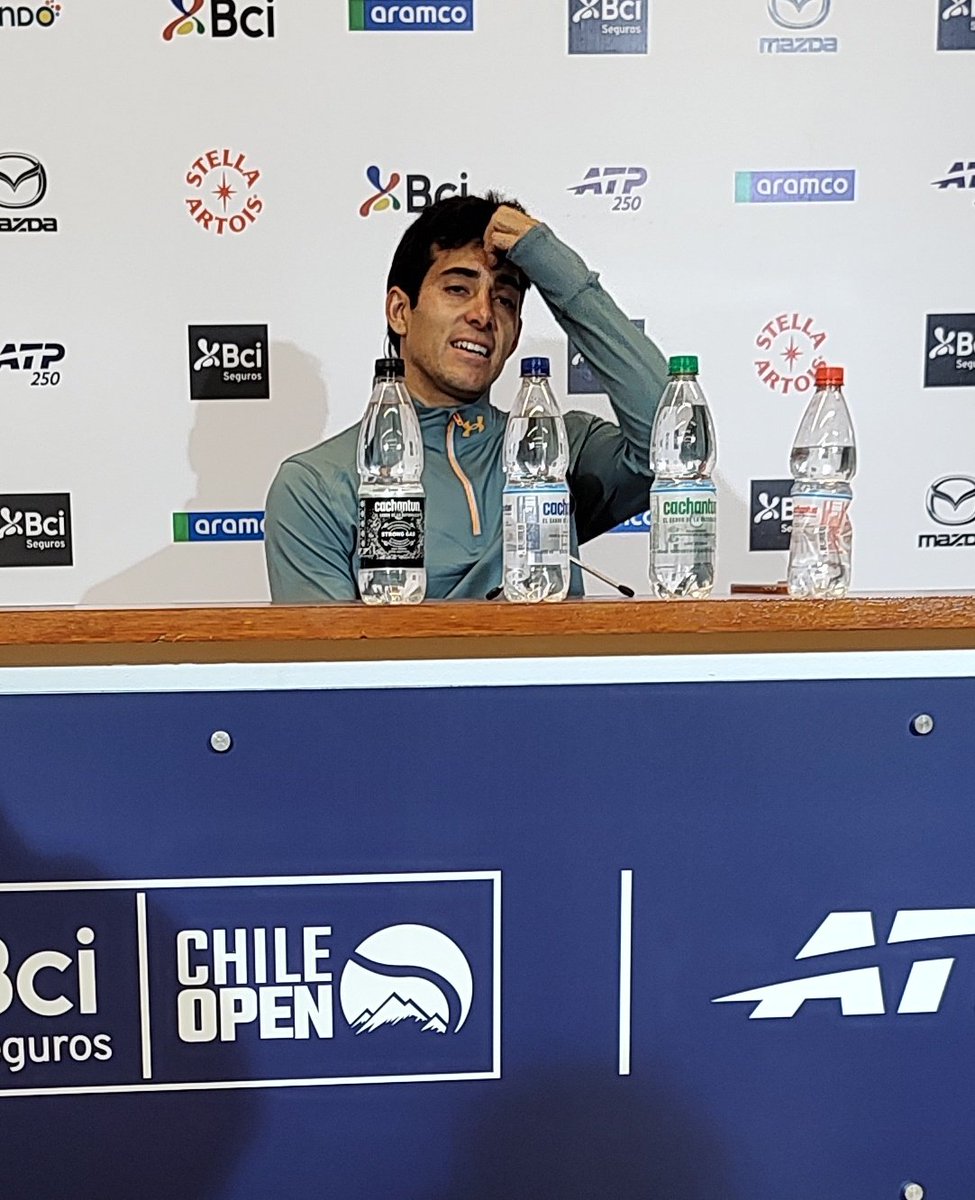 Cristian Garín dejó una gran frase: "Si disfruté el partido? Para jugar a ésto hay que disfrutar sufrir"
Y agregó: "Hay que disfrutar correr a un lado y a otro, sufrir"