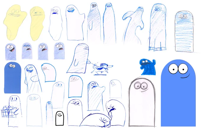 How the character designs developed for Foster's Home for Imaginary Friends (2004–2009), created by Craig McCracken, Cartoon Network Studios 