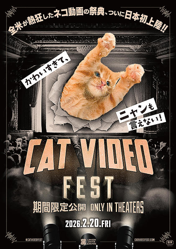 Sunrise_CineAD's tweet photo. /
今日のおすすめ作品🎬
\
2月20日(金)公開
『#CatVideoFest』
世界中を笑顔にしてきたネコ動画が日本に上陸🐱✨
疲れた時にスマホで眺めるネコ動画、最高ですよね...
なんとそれがスクリーンで見れるんです!
収益の一部が保護活動への寄付につながる、ネコ愛あふれる73分間をぜひ劇場で🐾💓 https://t.co/AiU1RarC3g