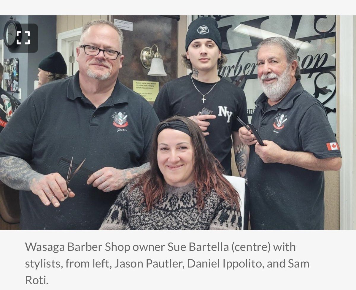 BarberNews's tweet image. ‘It continues his legacy’: This Wasaga #barber shop will celebrate 30 years with a fundraiser for My Friend’s House simcoe.com/news/wasaga-ba… via @SimcoeNews