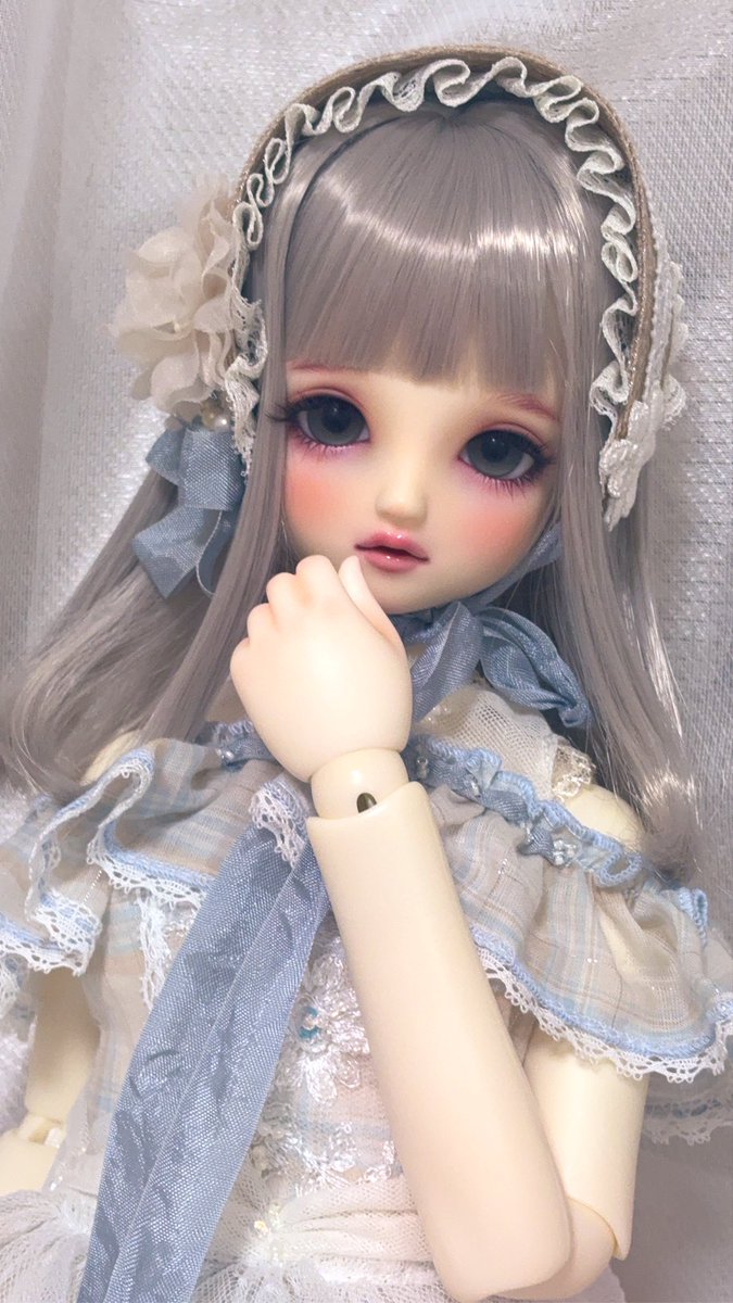お嬢セミロングのライトブラウンが来ました☺️グレー寄りの綺麗な色😍扱いやすい〜
#raimuneca 
#sd_f_81