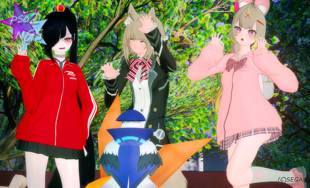 #PSO2NGS  
#PSO2NGS_SS  
#メンテの日じゃないけどssを貼る 　
ガオ！！