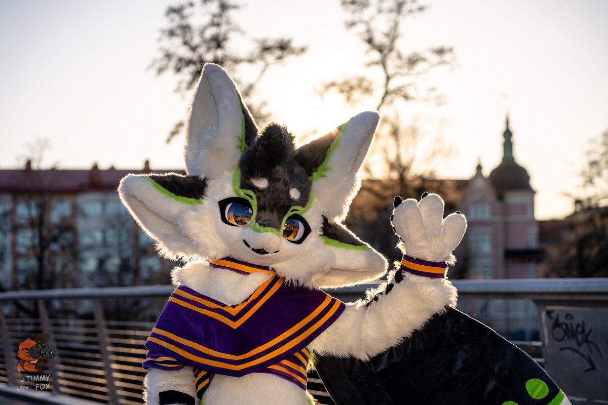 Wyvern290797's tweet photo. It is #FursuitFriday and almost time for #NFC2026!
Here’s how to find me, will be my first time suiting at a convention so we’ll see how that’s gonna go! :3

🪡 @xiaoquandoki10 https://t.co/KebRYlKCJs