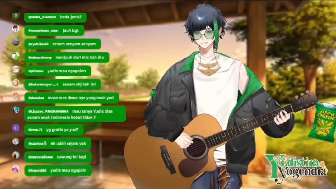 Yudi kalo genjreng tangannya ngikut. Kerne papii <a href="/TaikiFudo/">Taiki Fudou ( Live2DRig Open (1/2) )</a> 😍😍 rigger yg warbiasah,,,