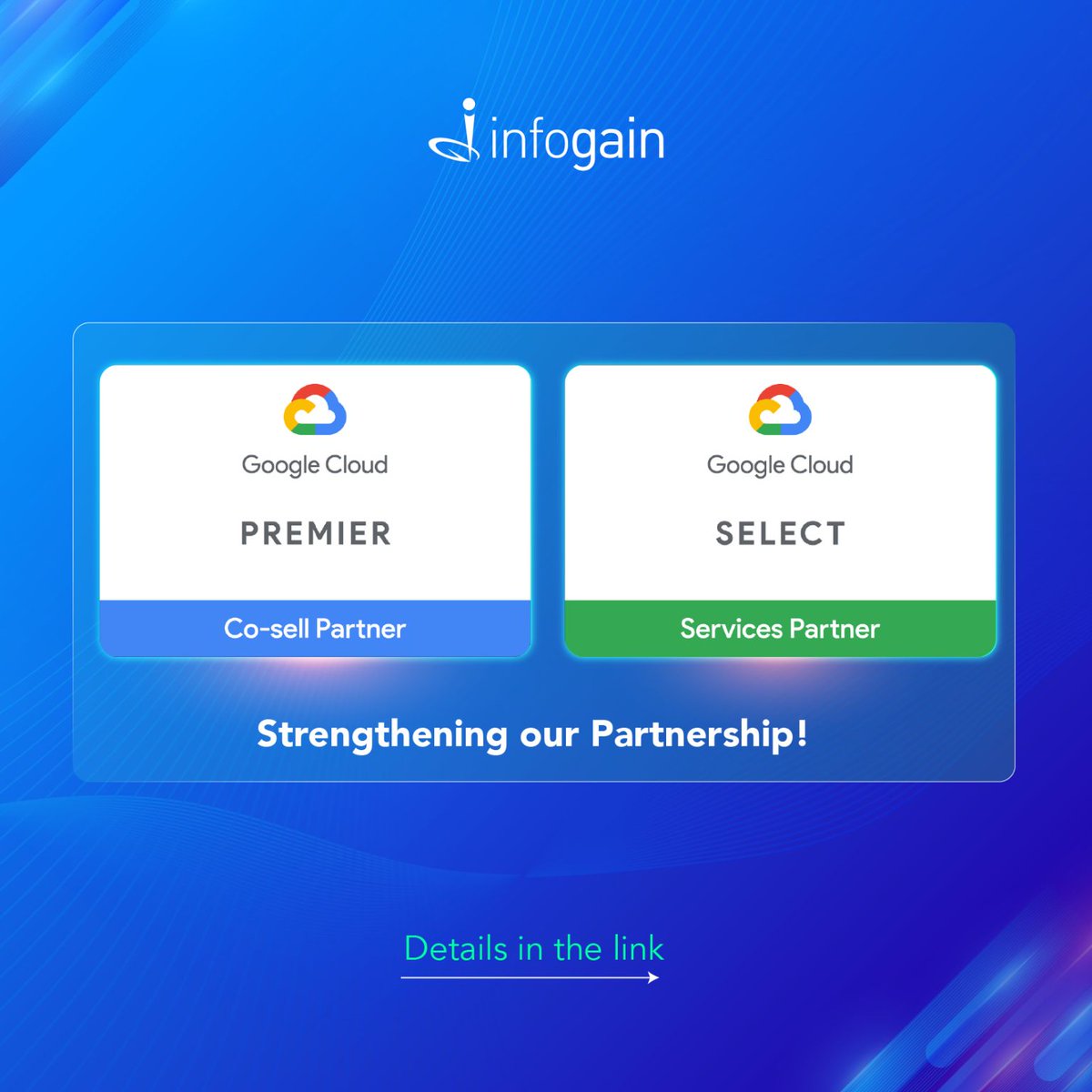 Infogain tweet media