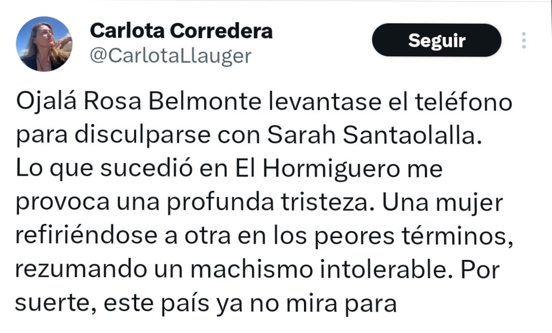 💙 #YoMeRebelo13F <a href="/CarlotaLlauger/">Carlota Corredera</a> Defendiendo a Santa Olalla todo su arsenal feminista,La misma que consintió a <a href="/jjaviervazquez/">Jorge Javier Vázquez</a> humillara públicamente a Olvido Hormigo,Ni un basta..Y el silencio sepulcral con la violación de Carlota Prado dónde su ex curraba HIPÓCRITA Nivel Dios!