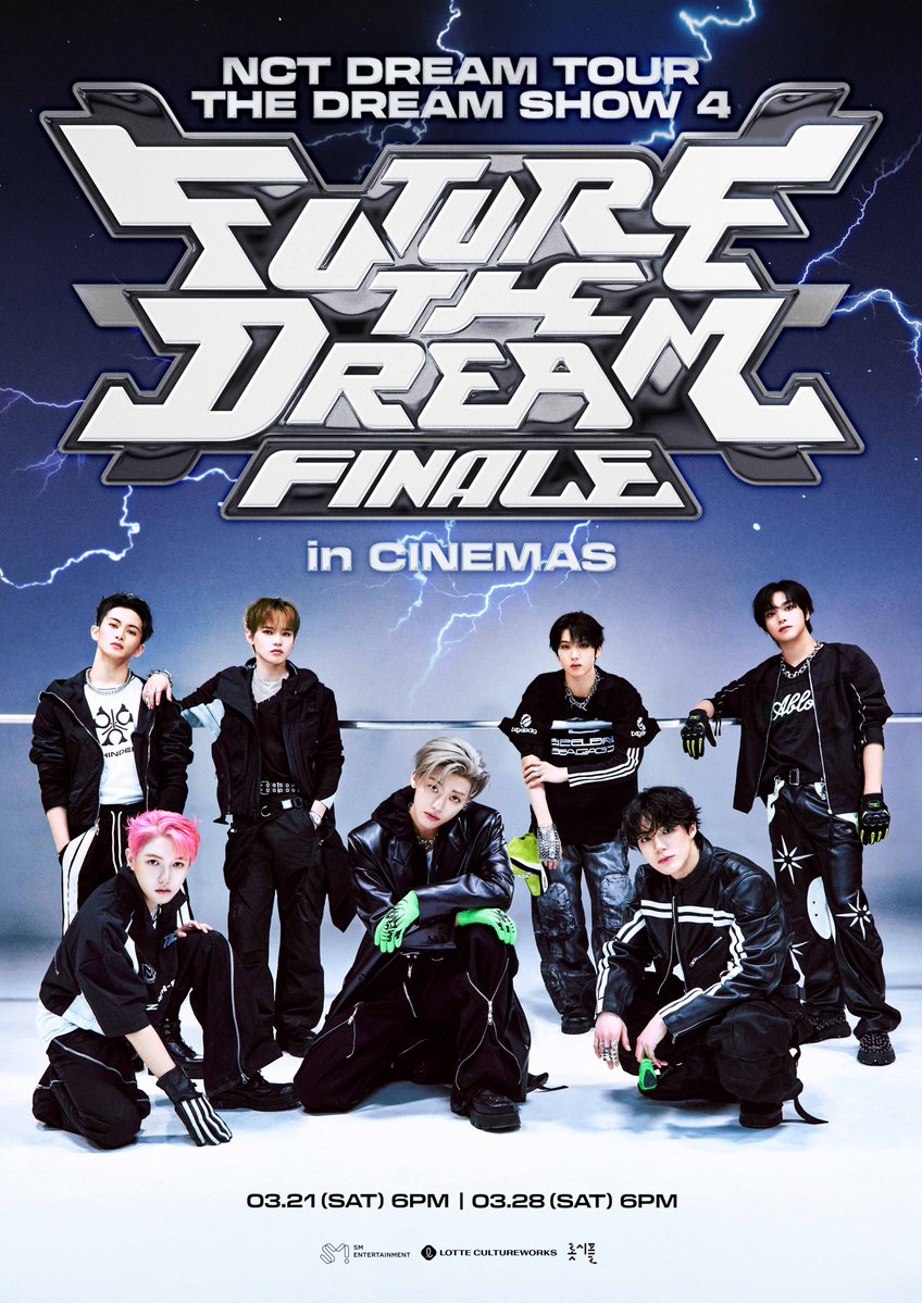 NCTsmtown_DREAM's tweet image. 2026 NCT DREAM TOUR &amp;lt;THE DREAM SHOW 4 : FUTURE THE DREAM&amp;gt; FINALE in CINEMAS

NCT DREAM의 네 번째 월드 투어,
2026 NCT DREAM TOUR &amp;lt;THE DREAM SHOW 4 : FUTURE THE DREAM&amp;gt; FINALE가 스크린으로 찾아옵니다!
한층 다양해진 퍼포먼스와 환상적인 연출, 공연장의 뜨거운 열기를 생생한 사운드와 큰…