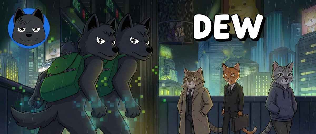Original 1.5B meme artist backing $DEW
Dog in a cats’ world
That’s a crazy strong combo
Feels underpriced
Bags loaded