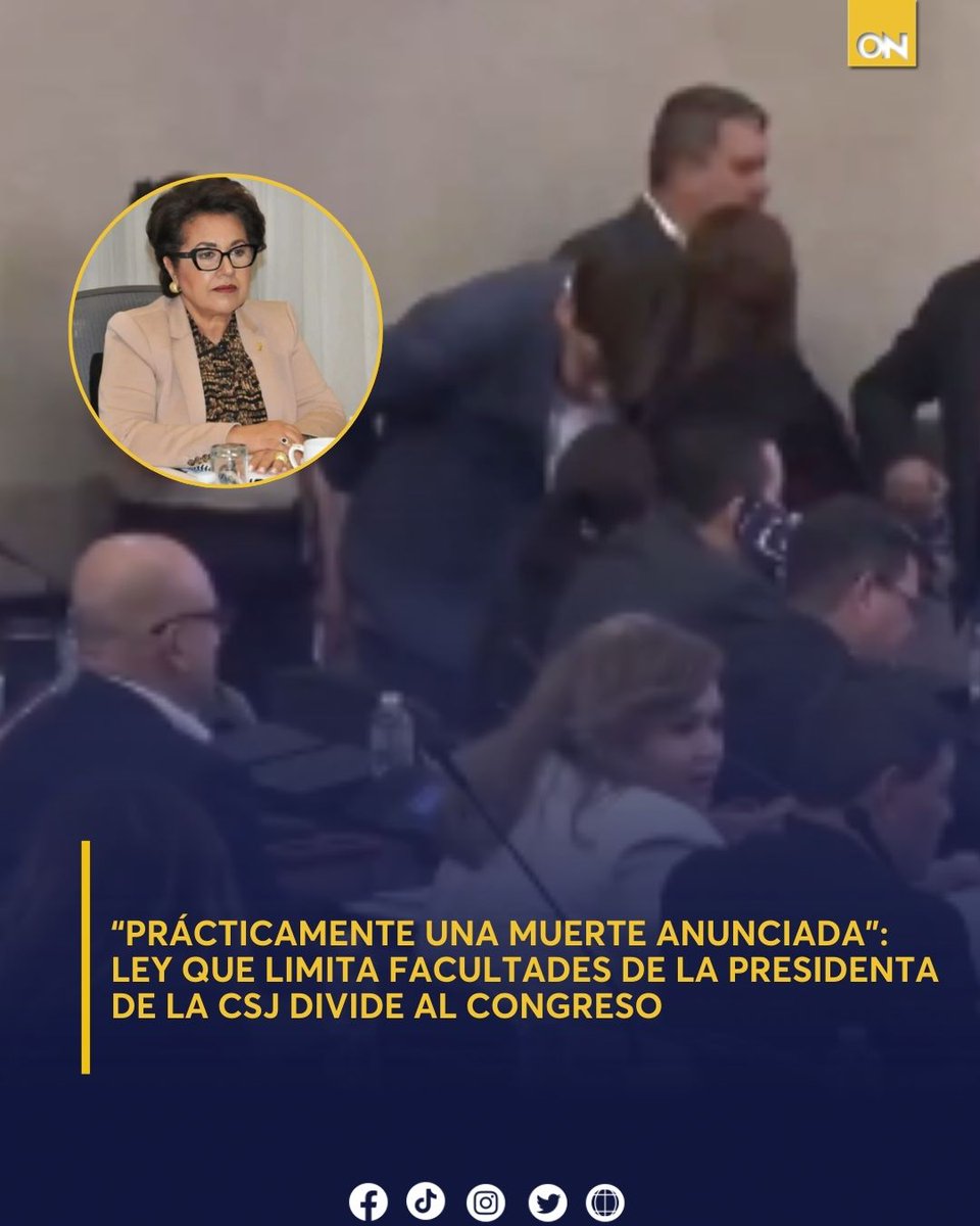 11_Noticias's tweet image. 🟡|📢 Diputados afirmaron que ya cuentan con más de 85 votos, incluyendo el apoyo de hasta 12 diputados del Partido Libertad y Refundación (Libre).

Detalles aquí:
oncenoticias.hn/nacionales/pra…

#CSJ #CongresoNacional #Poder