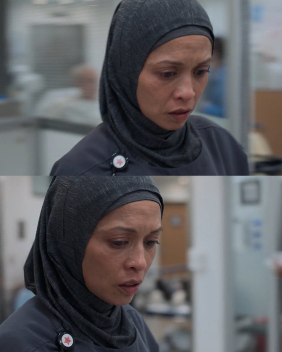 taking one moment in here to praise Amielynn acting in this scene bc she really sold how devastating Louie death was #thepitt