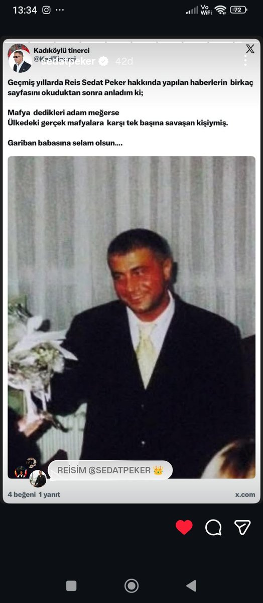 ADANA'DAN BABALAR ÜSTÜ BABA REİS <a href="/sedat_peker/">Sedat Peker</a>  e SONSUZ SADAKATLE SELAM VE DUA EDERİZ... 
CUMAMIZ MÜBAREK OLSUN REİSİM
BABALAR ÜSTÜ BABA
REİS <a href="/sedat_peker/">Sedat Peker</a>