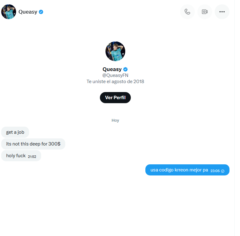 Krreón XP tweet media